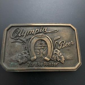 OLYMPIA BEER BELT BUCKLE